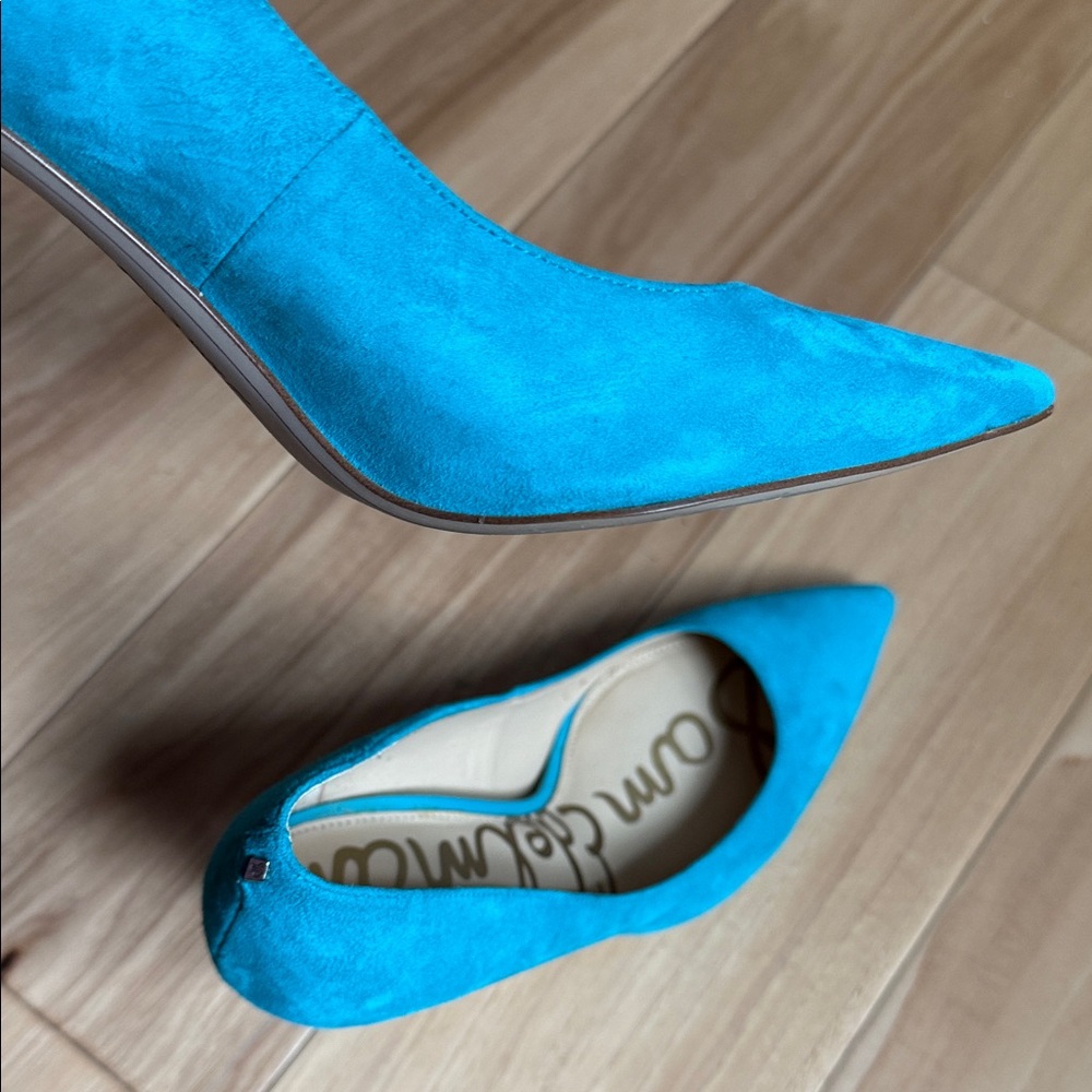 Sam Edelman Women's turquoise Pumps, Size 6 - Picture 11 of 13